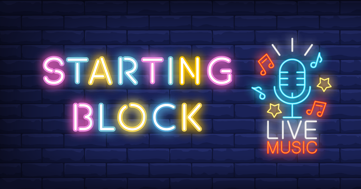 Visuel Starting Block Event FB Starting Block - La scène ouverte du Bolegason (Musique)
